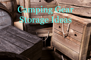 Storage Crates for protecting camping equipment