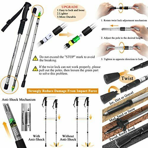 TheFitLife Nordic Walking Sticks Review Hiking Sticks