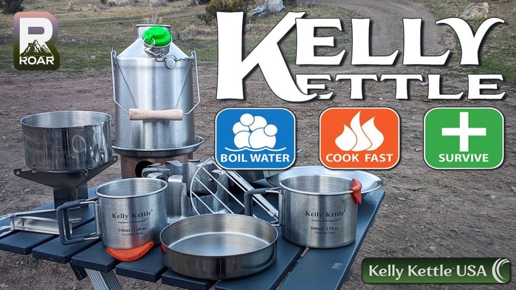 Kelly Kettle Ultimate Scout Kit | Camping, Hiking, & Outdoor Adventures | Boil, Cook, Survive | CC