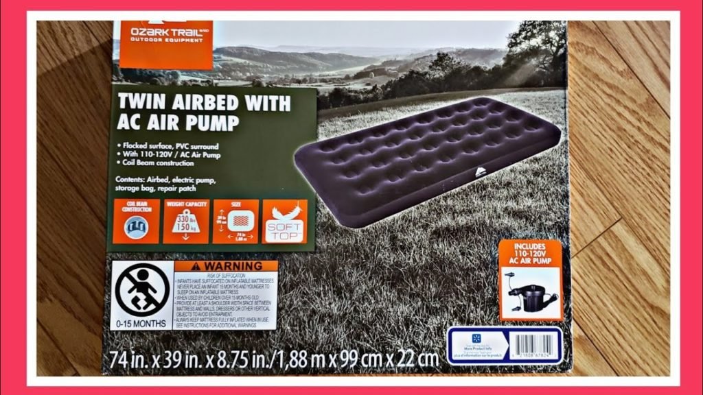 UNBOXING OZARK TRAIL TWIN AIRBED