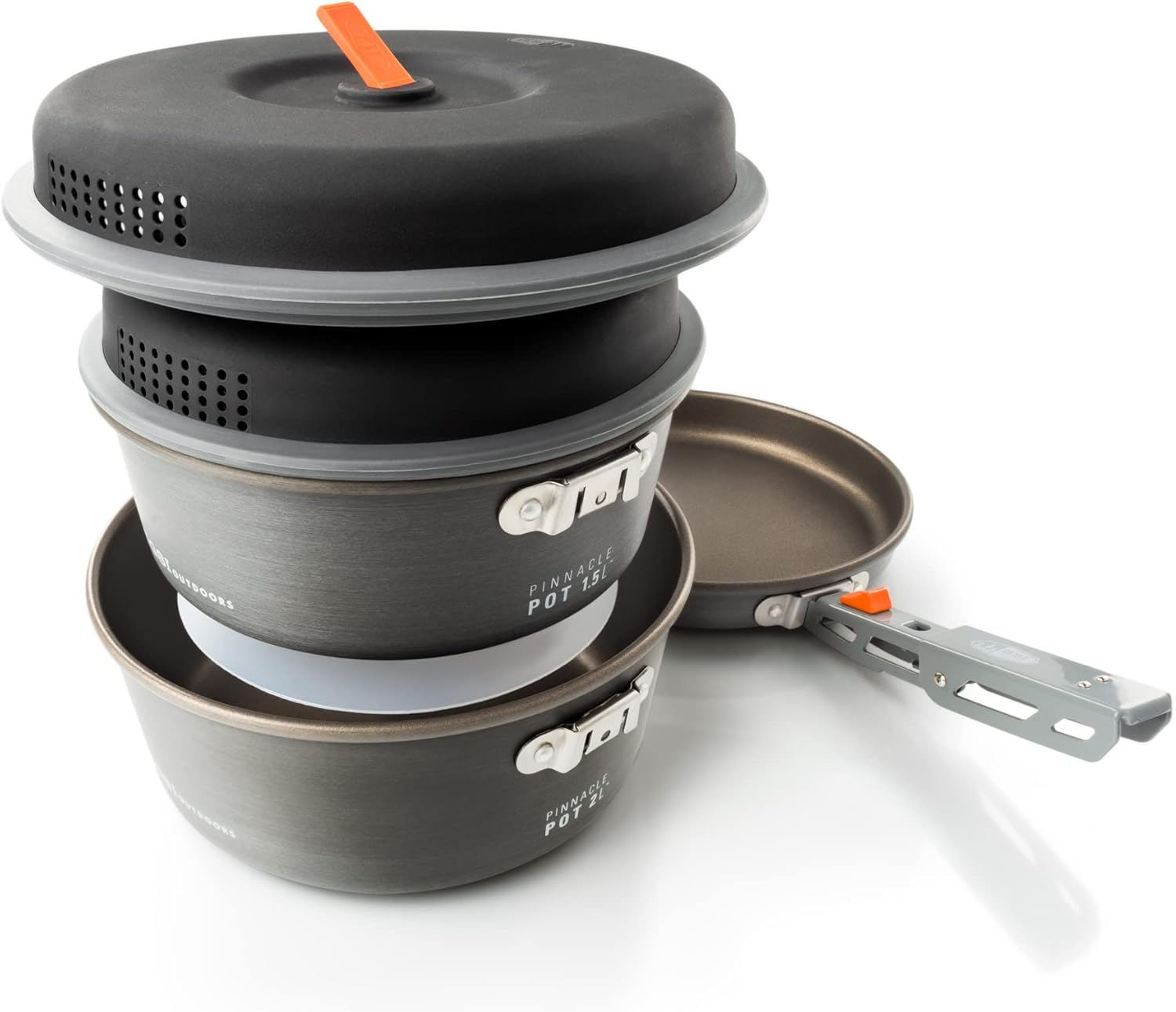 GSI Outdoors, Pinnacle Base Camper, 8-Piece Camp Cookset