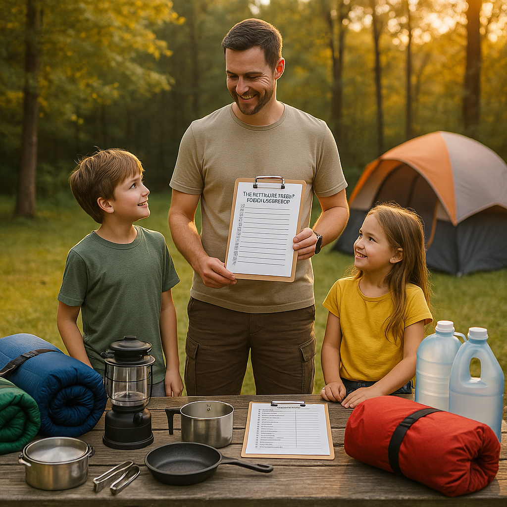 family camping checklist
